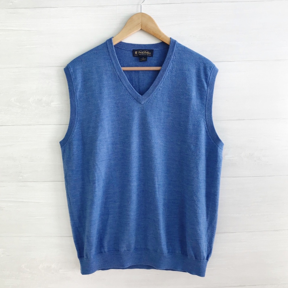 {Brooks Brothers} Merino Sweater Vest, L